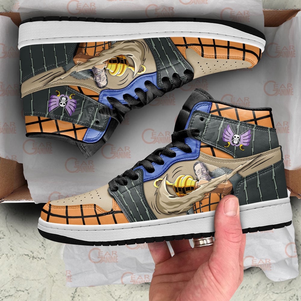 Crocodile JD1s Sneakers One Piece Anime Shoes Gifts, Air Jordan Hightop