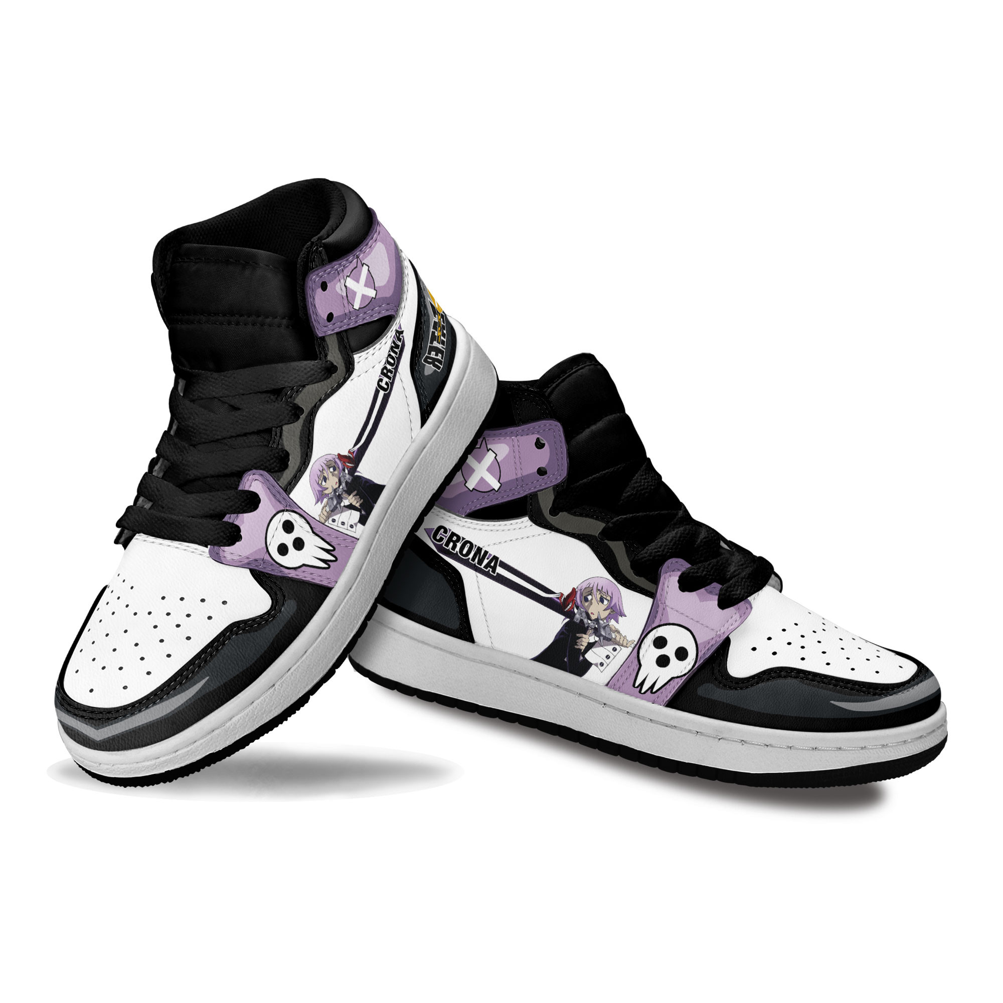Crona Kids Sneakers Custom Soul Eater Anime Shoes For Kids