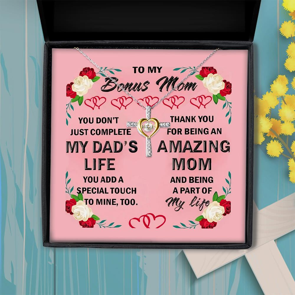 Cross Dancing Necklace Bonus Mom You Add A Special Touch To Mine Gift For Mom