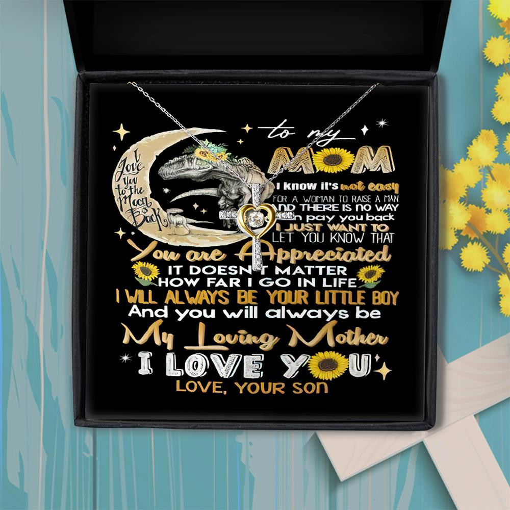 Cross Dancing Necklace You Will Always Be My Loving Mother Sunshine Son Gift For Mom