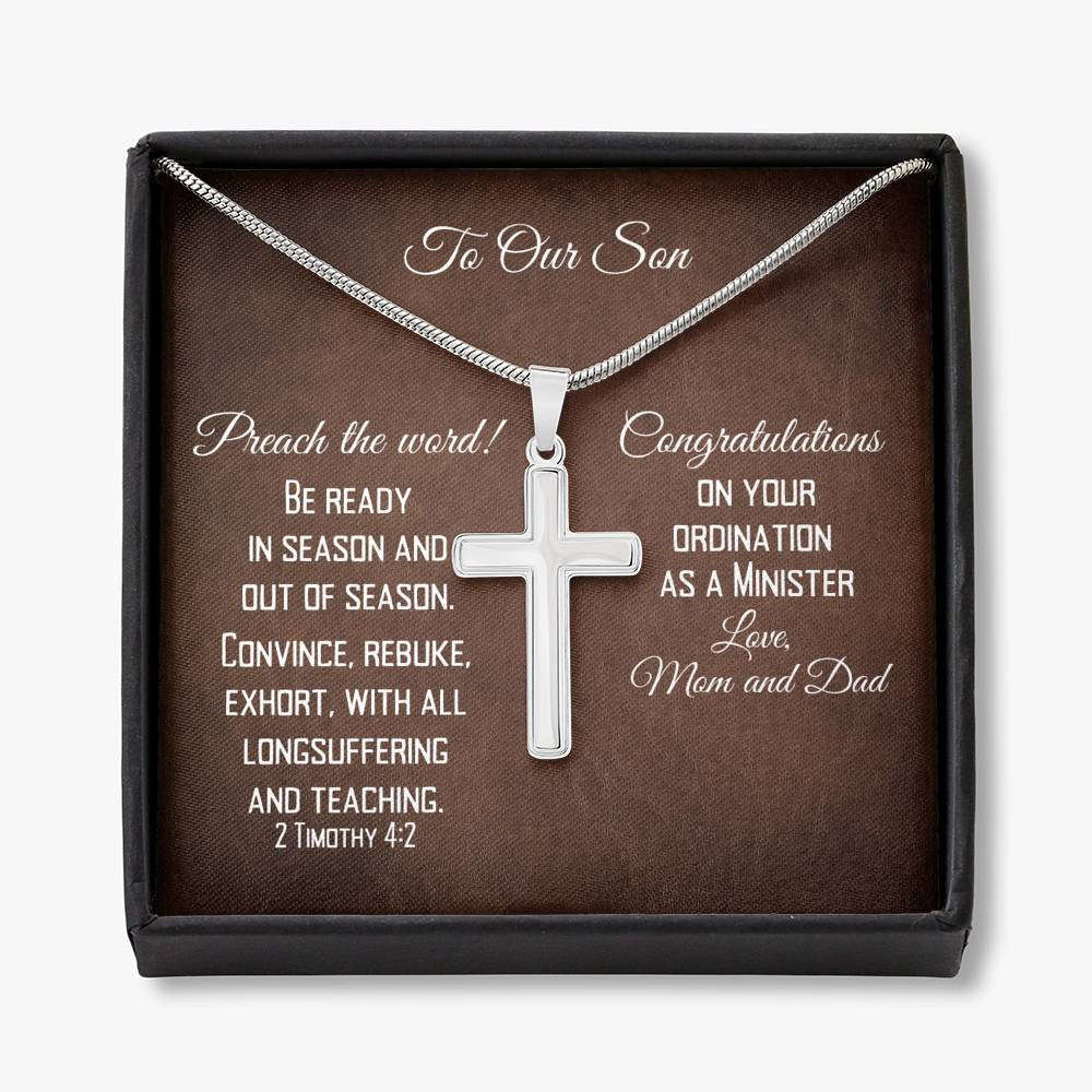 Cross Necklace – Congratulations On Minister Ordination