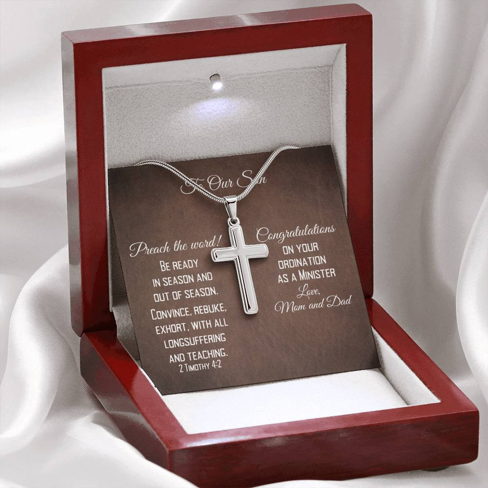 Cross Necklace – Congratulations On Minister Ordination