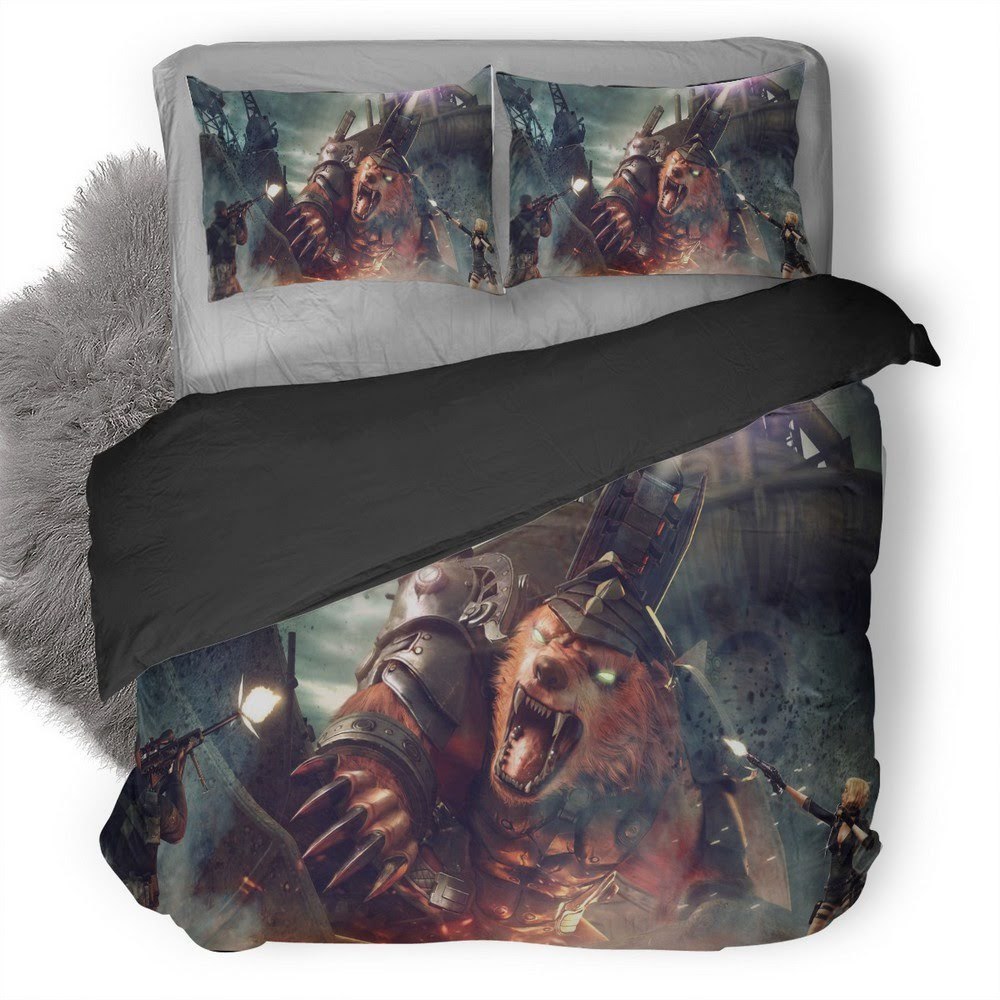 Crossfire 3D Customized Duvet Cover Bedding Set