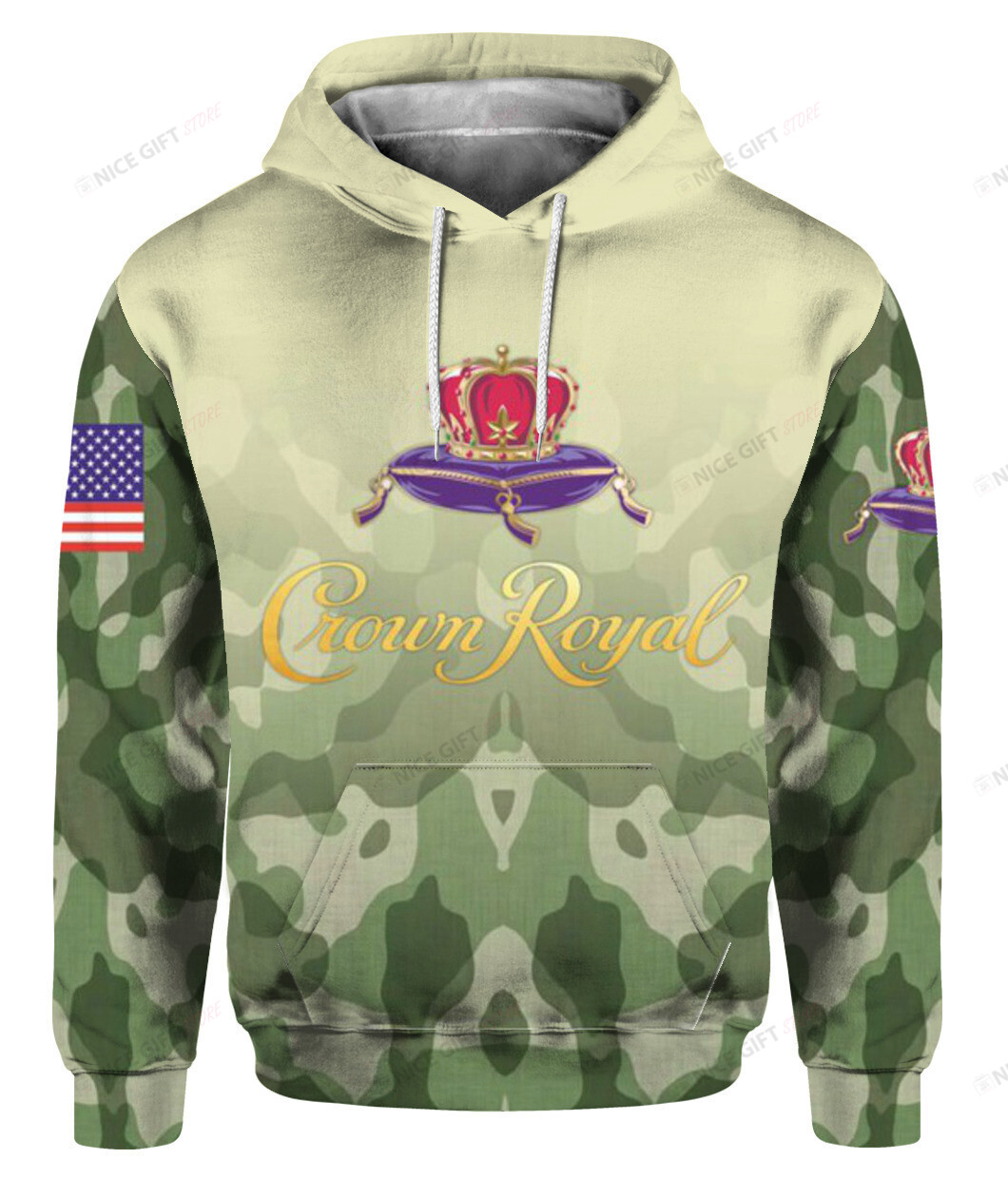 Crown Royal (Your Name) 3D Hoodie Gift For Fans