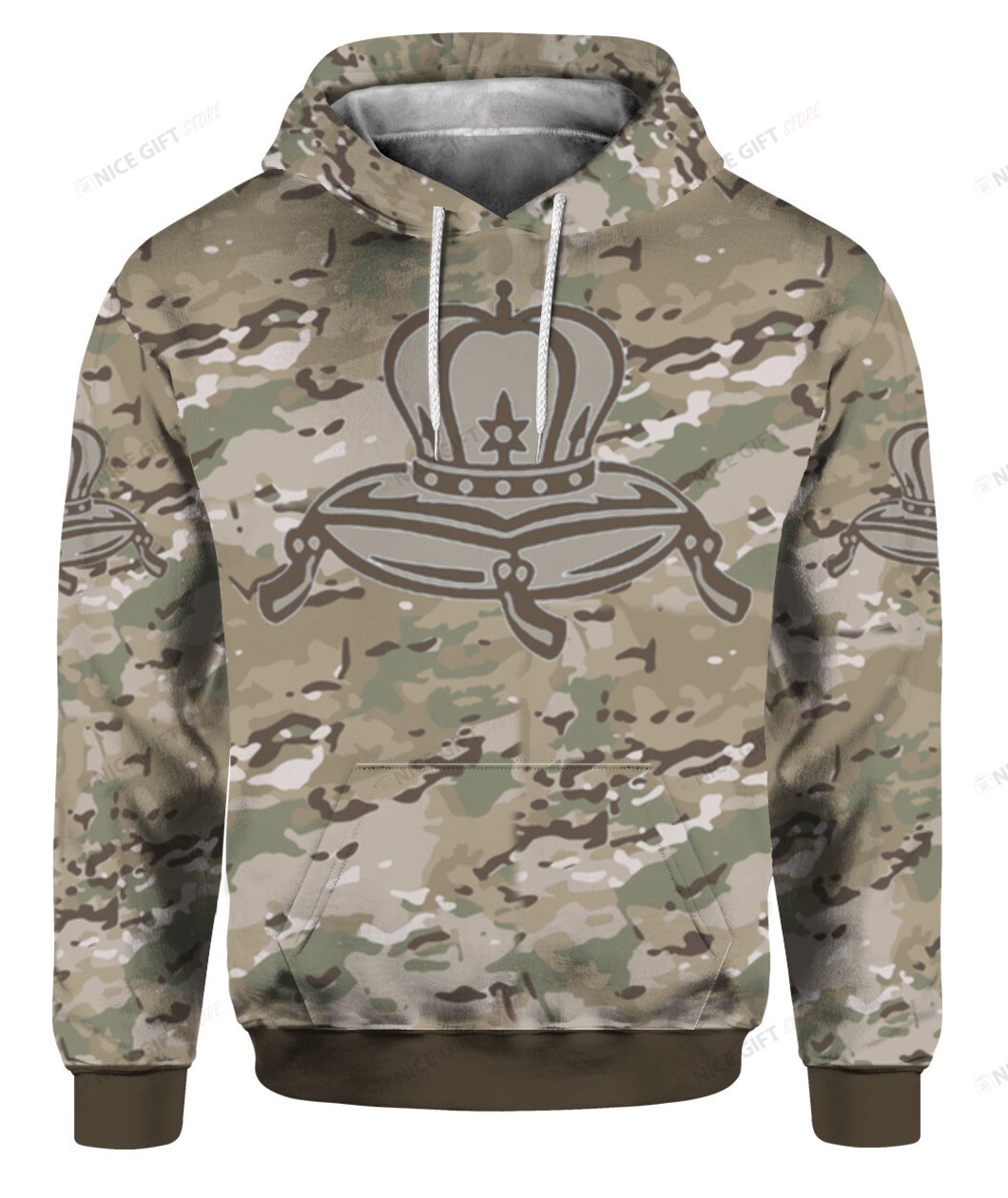 Crown Royal Camouflage 3D Hoodie Gift For Fans