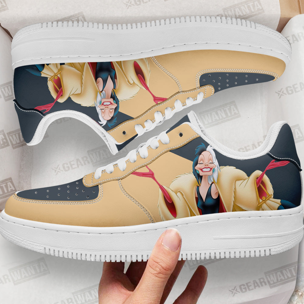 Cruella De Vil 101 Dalmatians Custom Air Sneakers