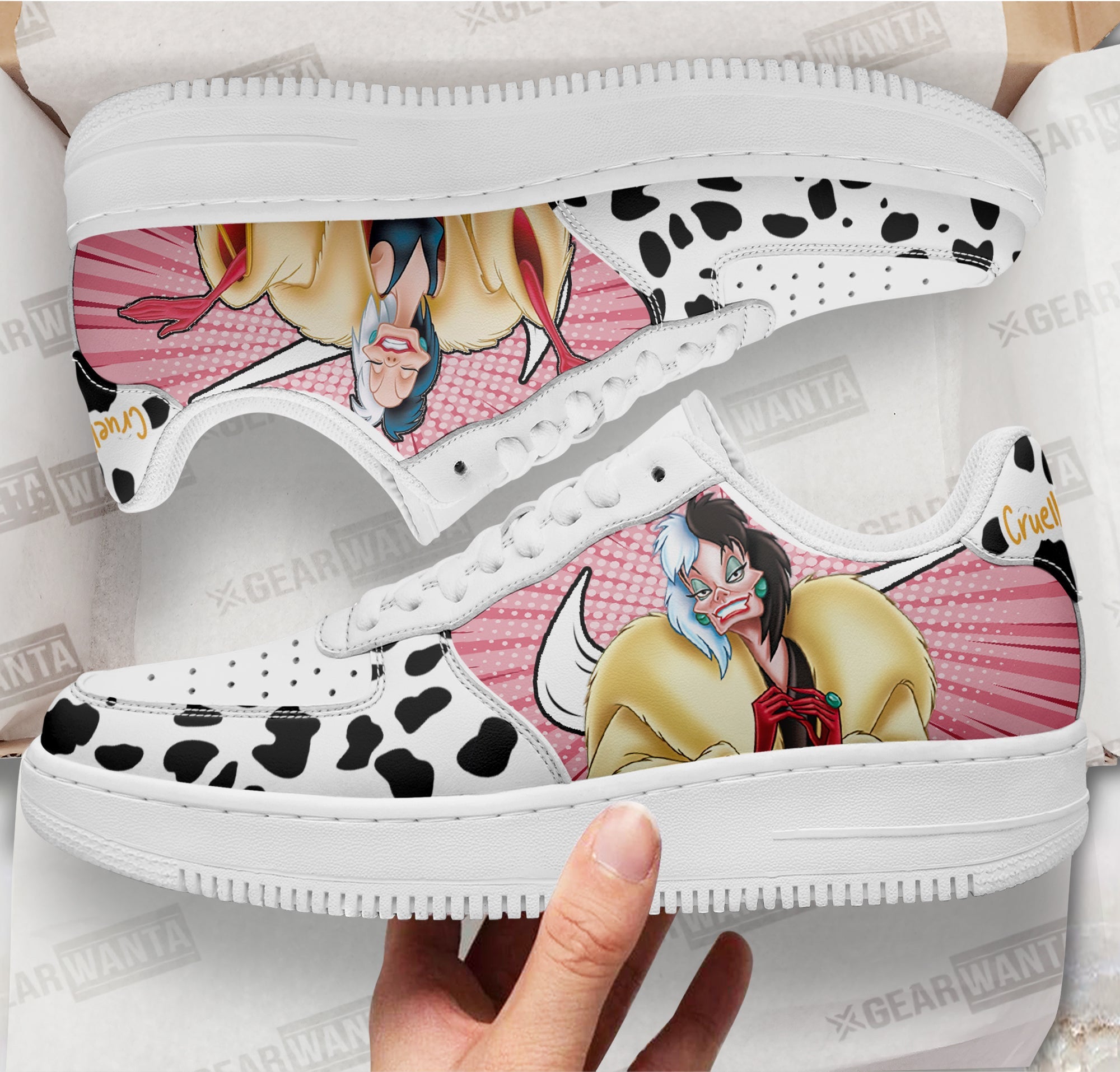 Cruella de Vil Air Sneakers Custom Shoes