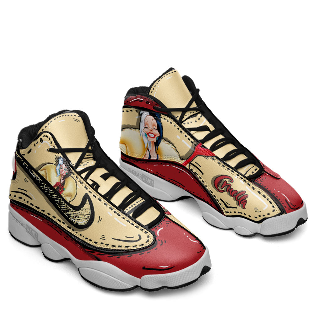 Cruella JD13 Sneakers Comic Style Custom Shoes