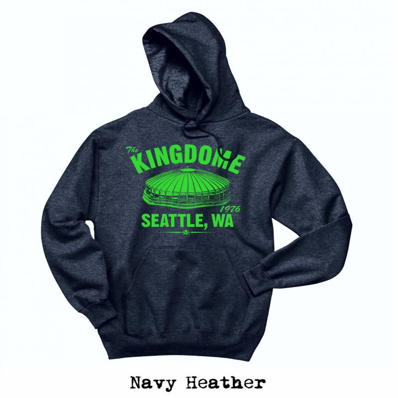 Crushtee Kingdome 1976 Football Crewneck or Hoodie Home Of Your Seattle Seahawks and Mariners Any 2 Tees For 33 Long Sleeve Hoodie