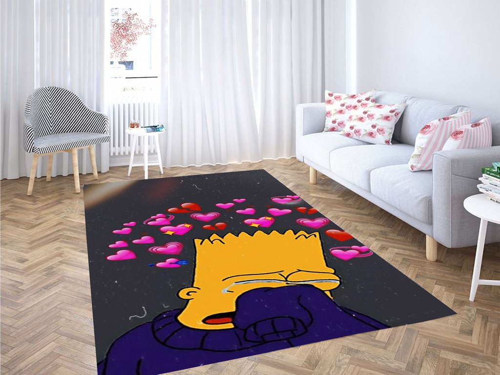 Cry Simpson Wallpaper Living Room Modern Carpet Rectangle Rug