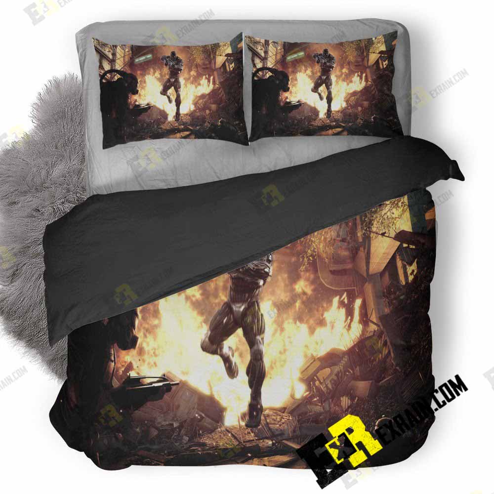 Crysis 8C 3D Customized Duvet Cover Bedding Set