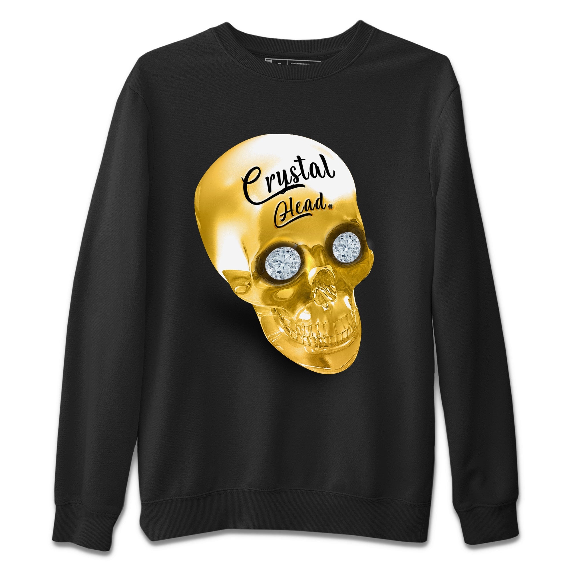 Crystal Head Unisex Sweater – Air Jordan 12 Black Taxi, Sneakers Matching Sweater