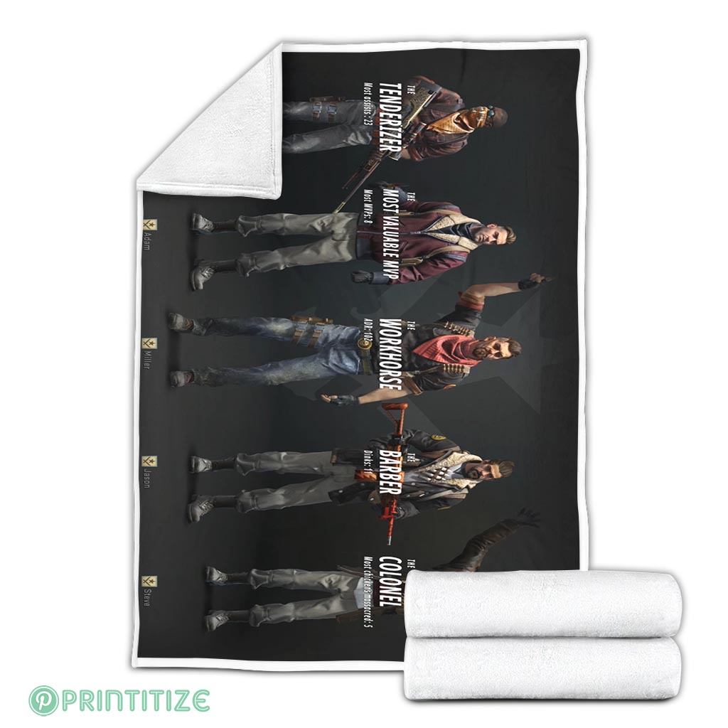 CS GO Agents Fleece Blanket