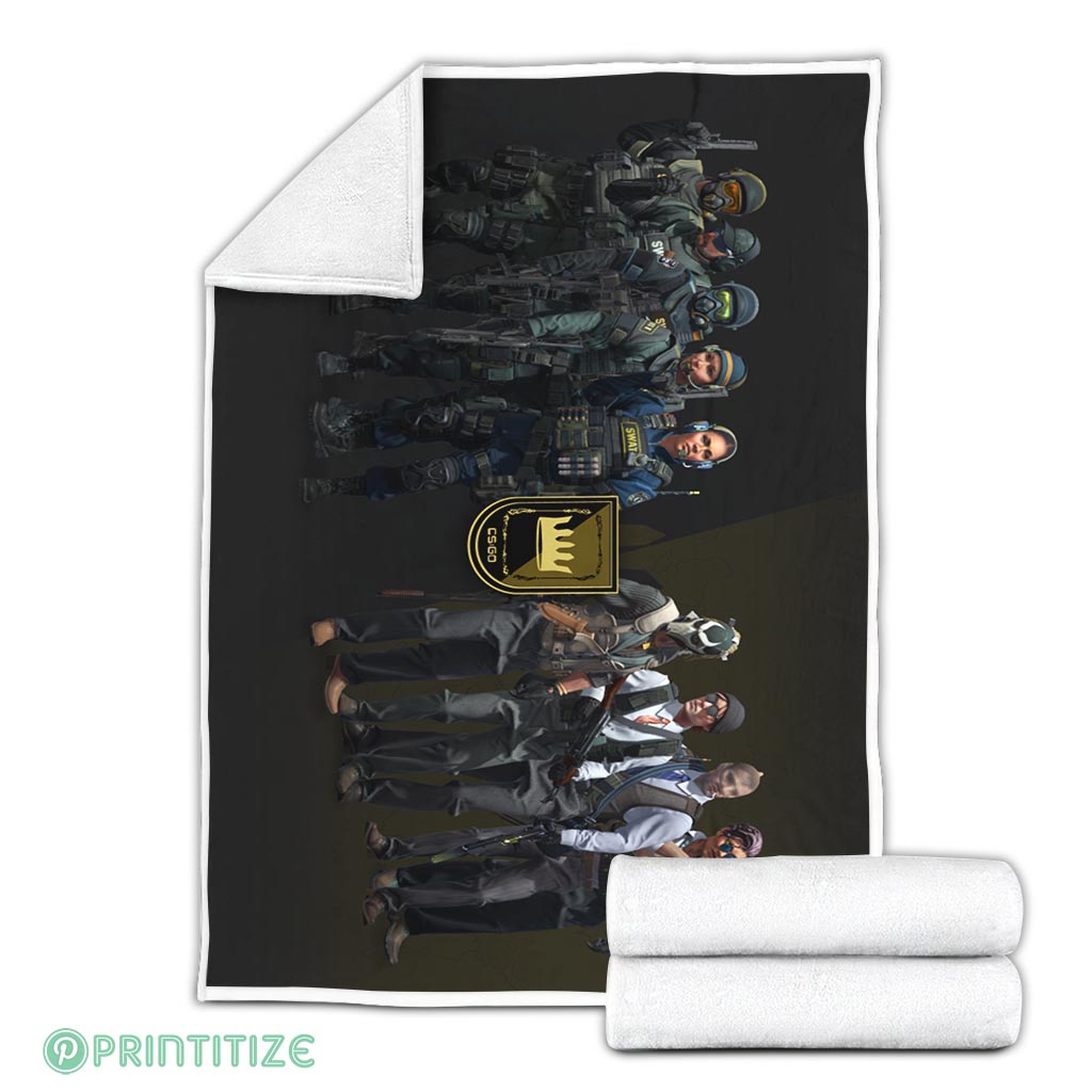 Cs Go CT Agents Fleece Blanket