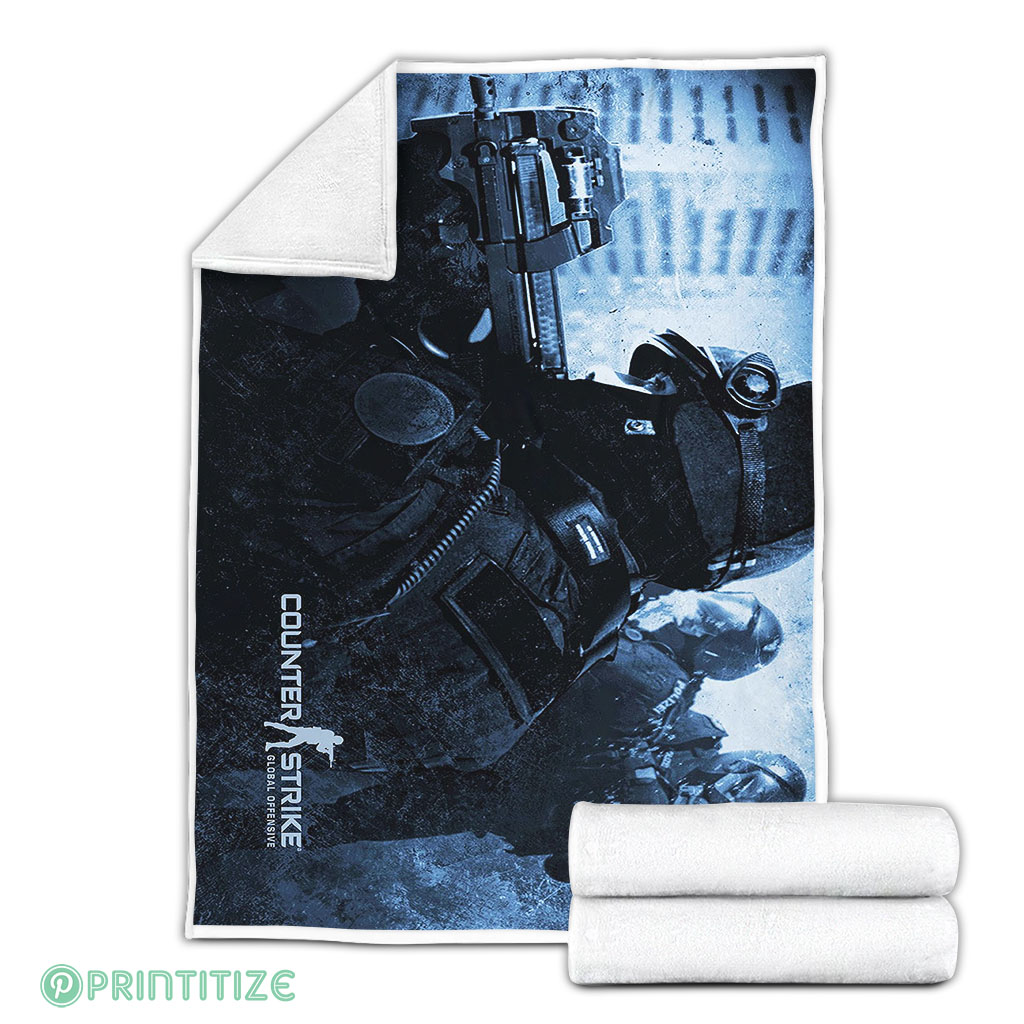 Cs Go Gameplay Fleece Blanket