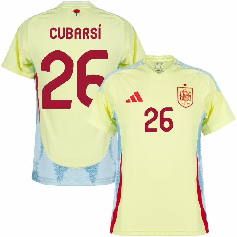 Cubarsí Men's Spain 2024 Stadium Away Soccer Jersey