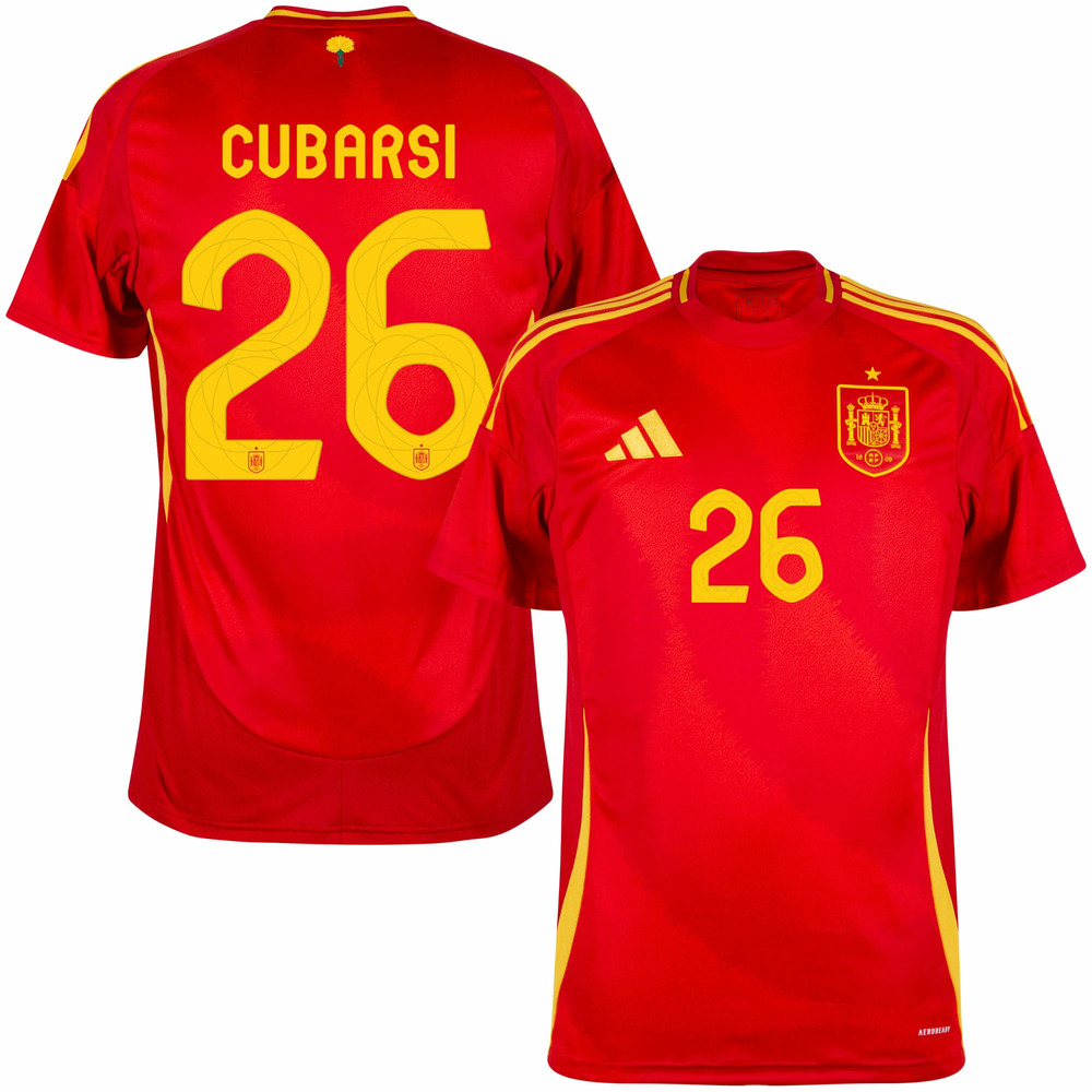 Cubarsí Men's Spain 2024 Stadium Home Soccer Jersey