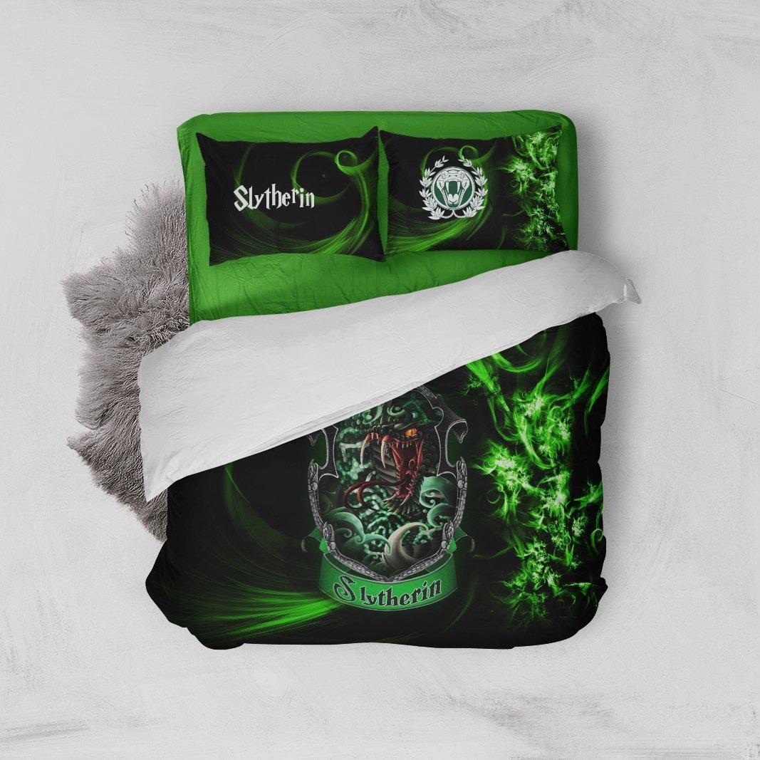 Cunning Like A Lytherin Harry Potter 3D Customized Duvet Cover Bedding Set