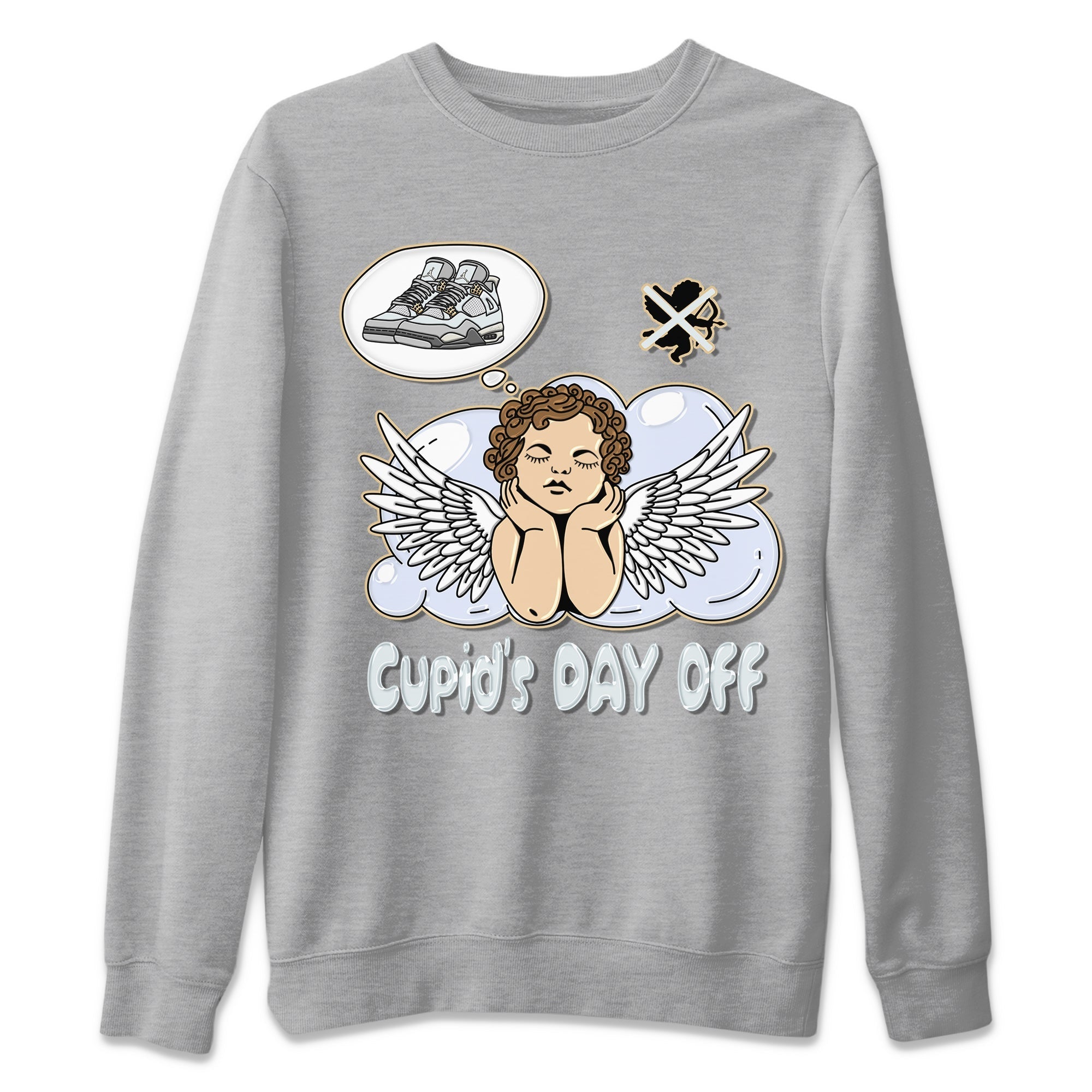 Cupids Day Off Unisex Sweater – Air Jordan 4 Craft, Sneakers Matching Sweater