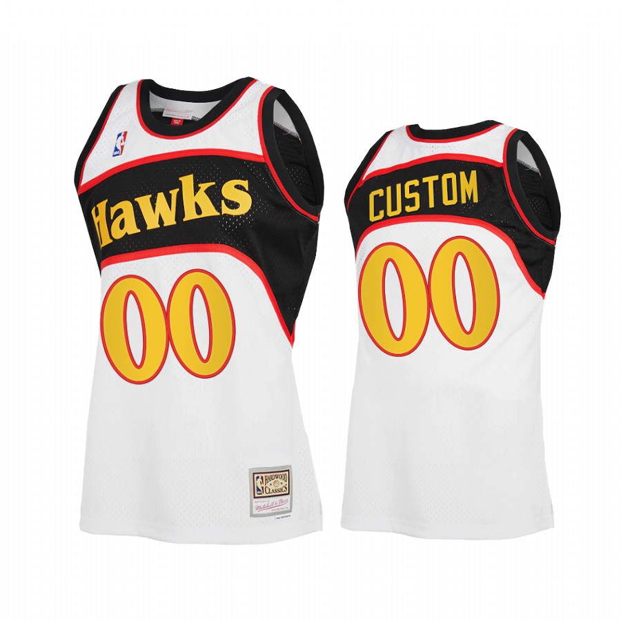 Custom #00 Atlanta Hawks 2021 Reload 2.0 Jersey White