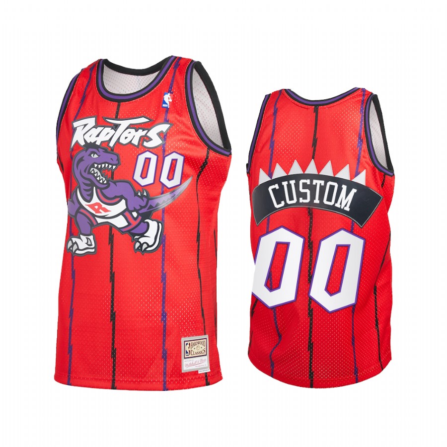 Custom #00 Toronto Raptors 2021 Reload 2.0 Jersey Red