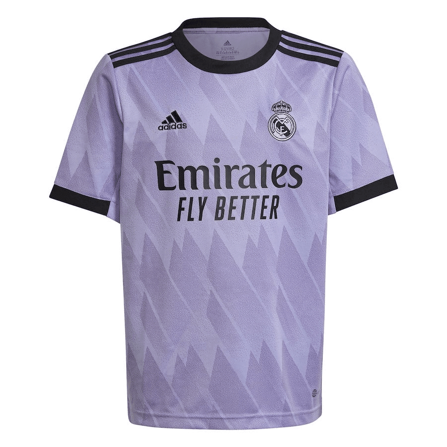 Custom 00 Real Madrid 2022/23 Away  Soccer Jersey – Purple