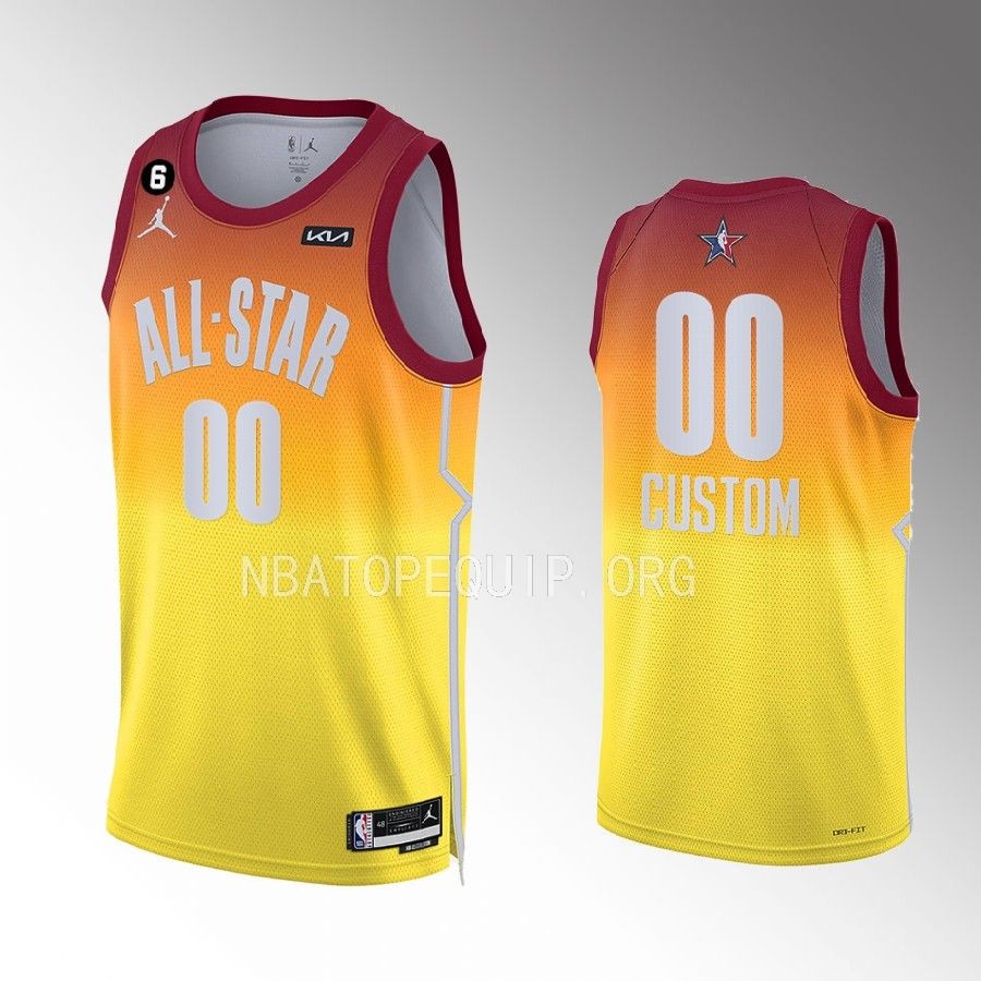 Custom 2023 All-Star NBA #00 Red Jersey Eastern Conference