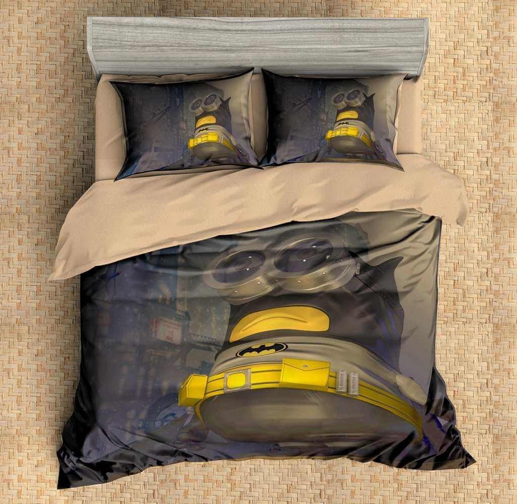 Custom 3D Minions Duvet Cover Bedding Set