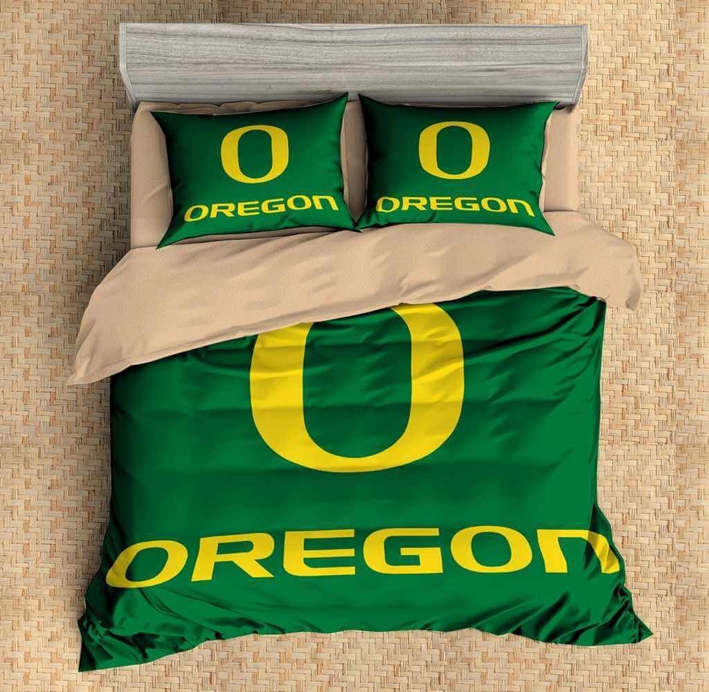 Custom 3D Oregon Duck Duvet Cover Bedding Set