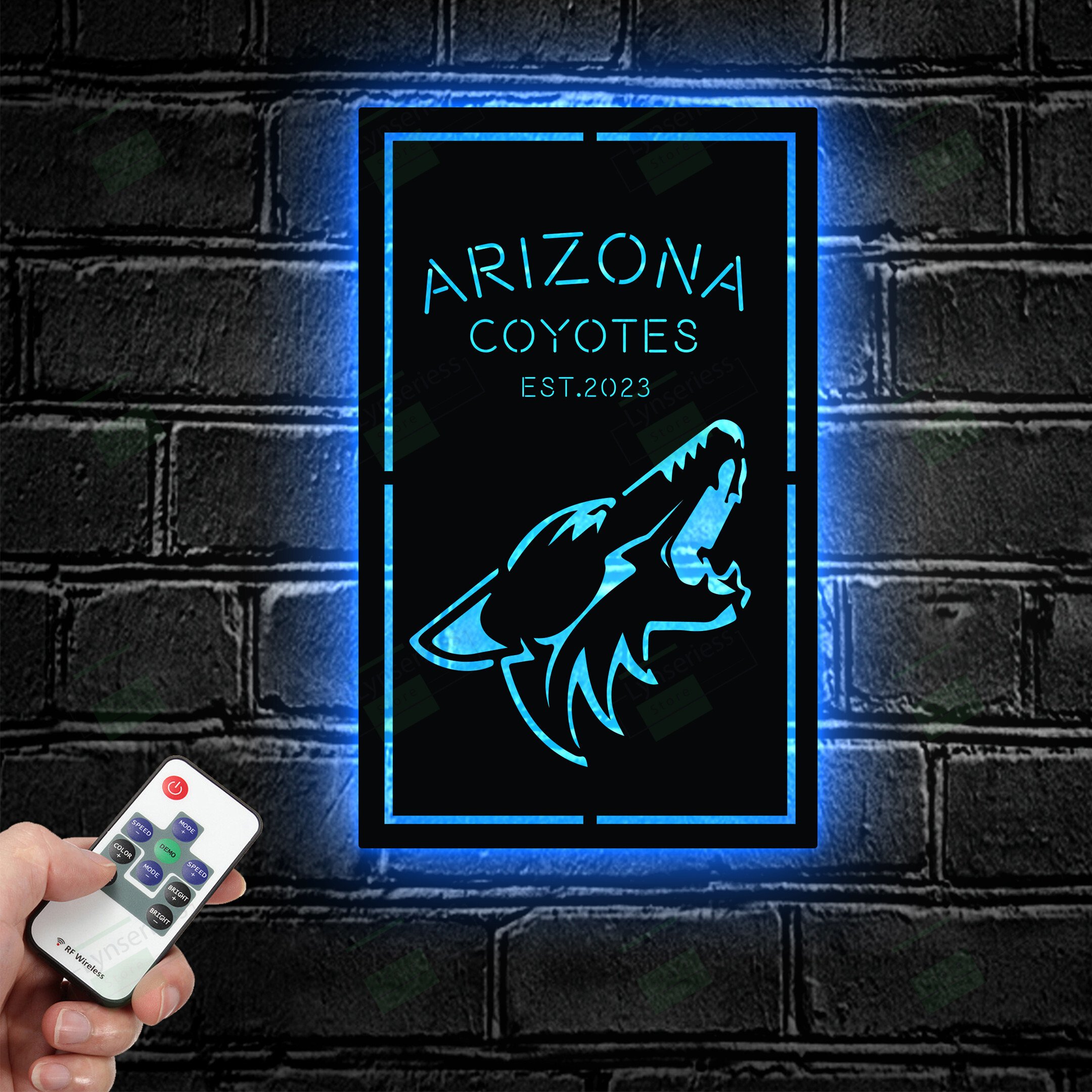 Custom Arizona Coyotes Est. 1996 NHL Metal Sign – Led light sign