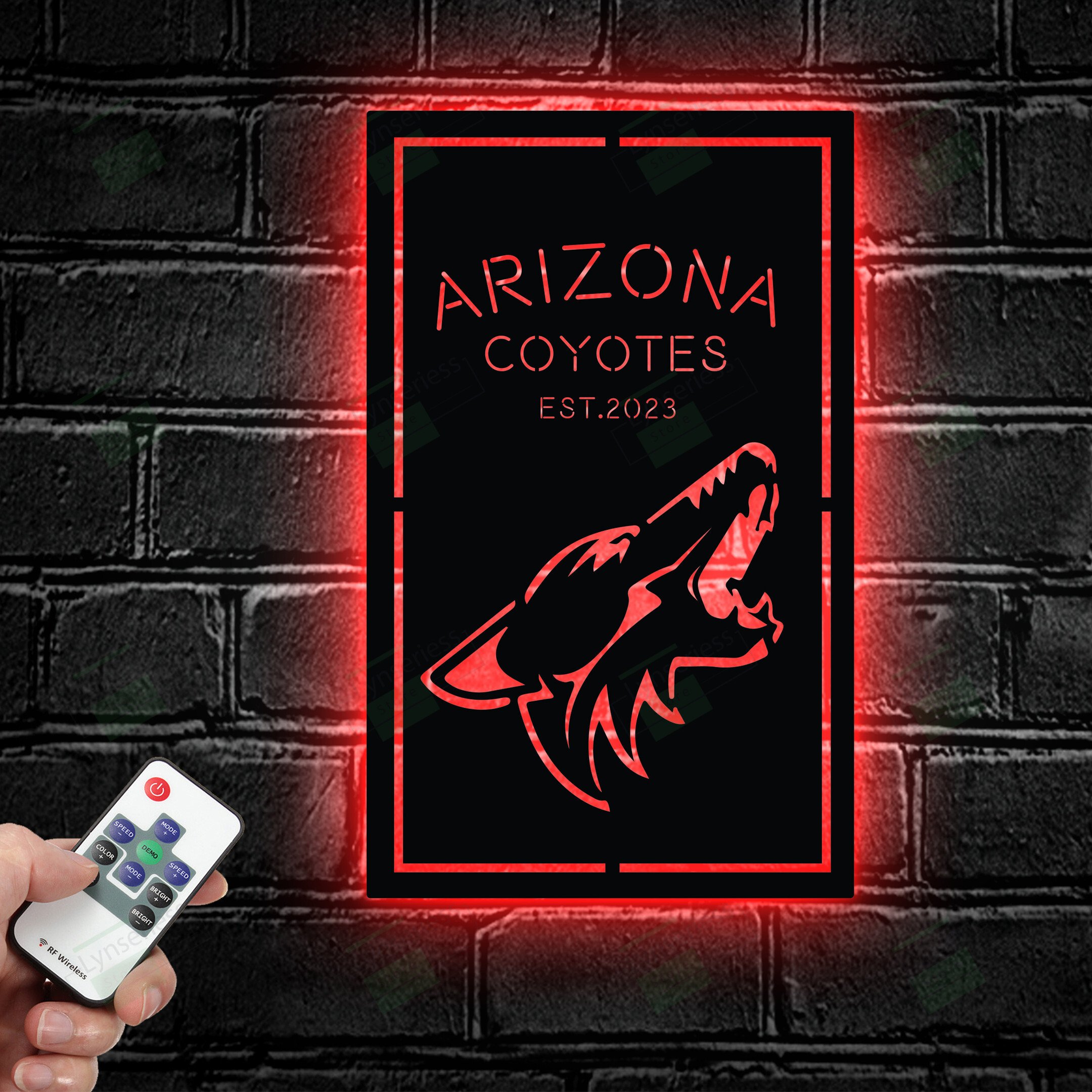 Custom Arizona Coyotes Est. 1996 NHL Metal Sign – Led light sign