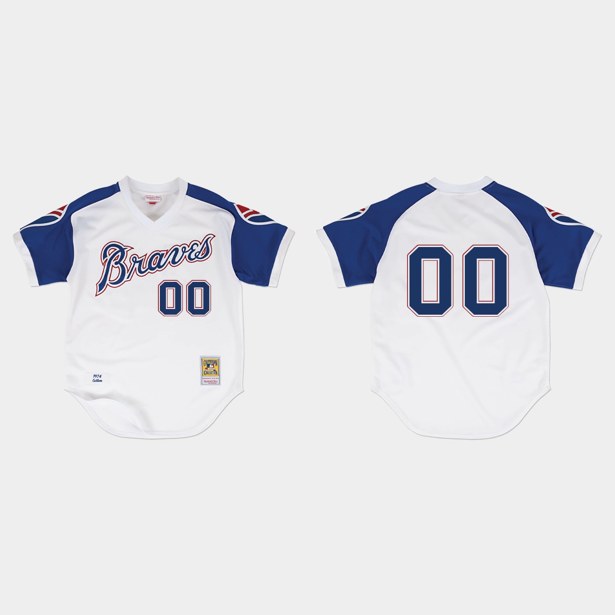 Custom Atlanta Braves 1974 Home Jersey - White