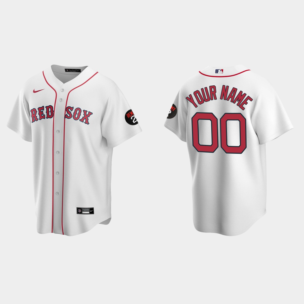 Custom Boston Red Sox 2022 Home Jersey - White