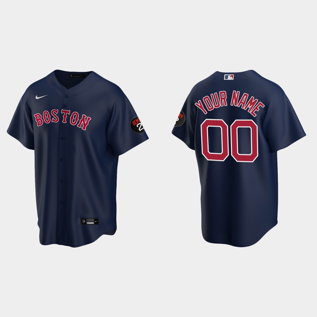 Custom Boston Red Sox 2022 Jersey - Navy