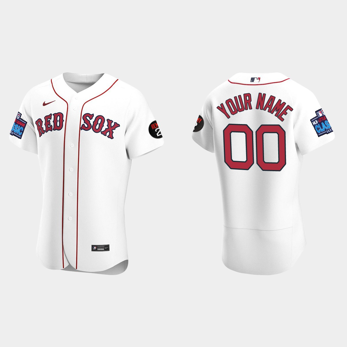 Custom Boston Red Sox 2022 Little League Classic Jersey - White