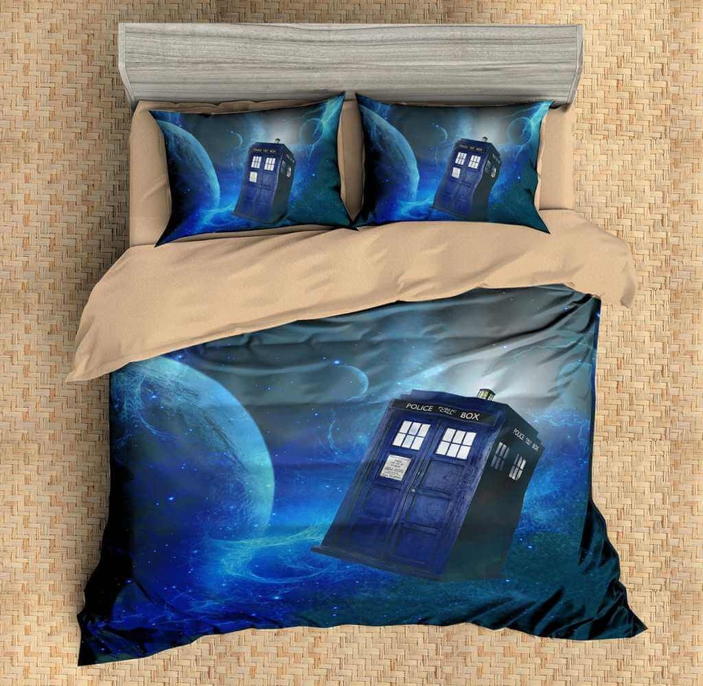 Custom Doctor Who 3D Duvet Cover Bedding Set