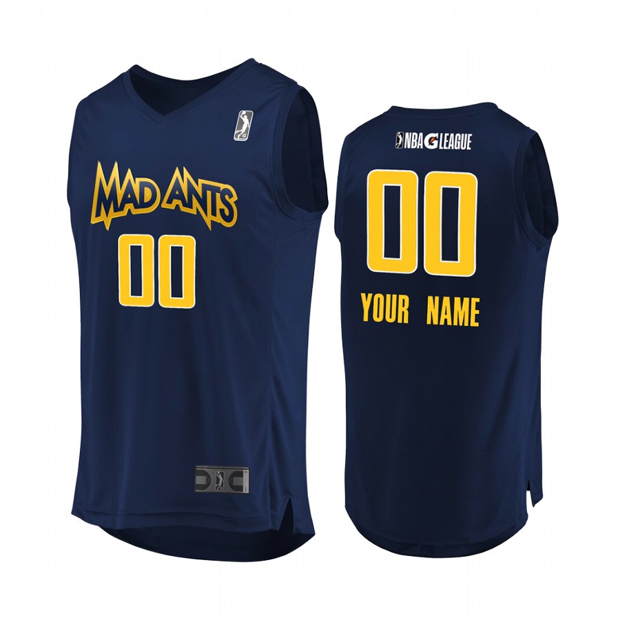 Custom Fort Wayne Mad Ants Navy Jersey