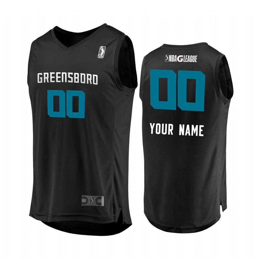 Custom Greensboro Swarm Black Jersey