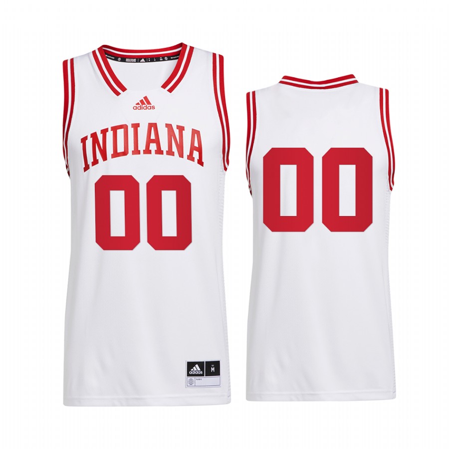 Custom Hoosiers White Jersey 2022 Reverse Retro College