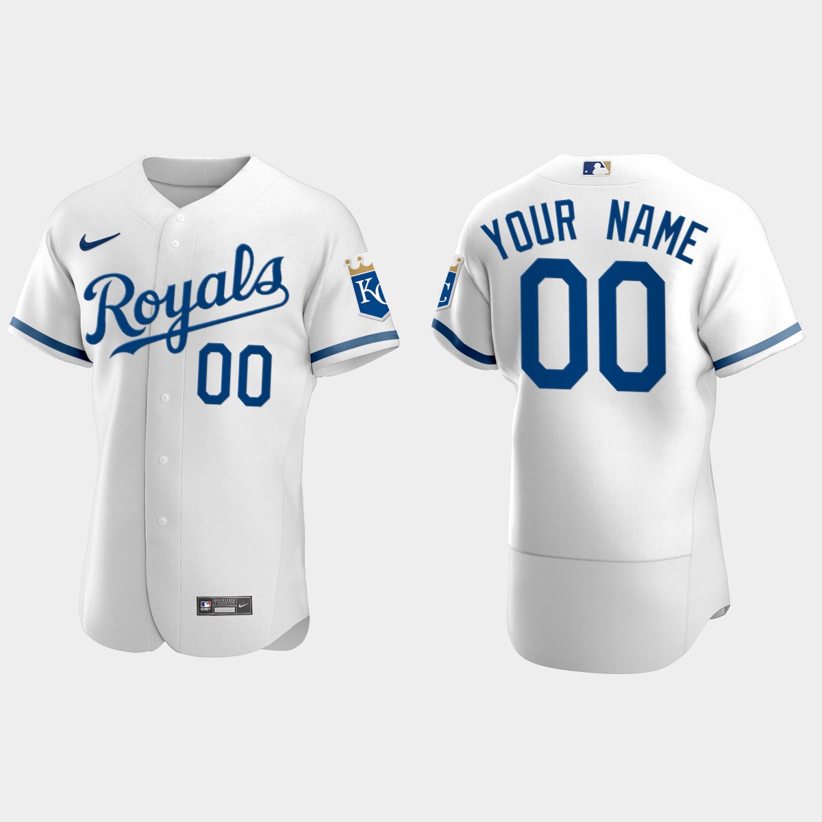 Custom Kansas City Royals 2022 Jersey - White