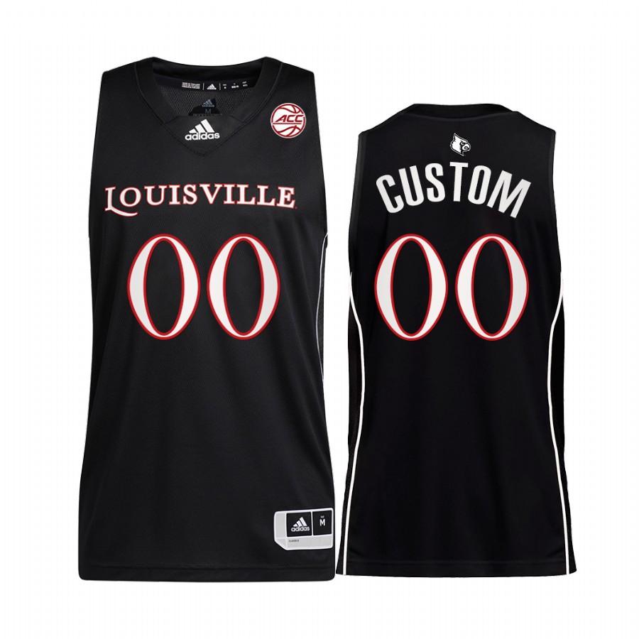 Custom Louisville Cardinals Black Jersey 2022 College