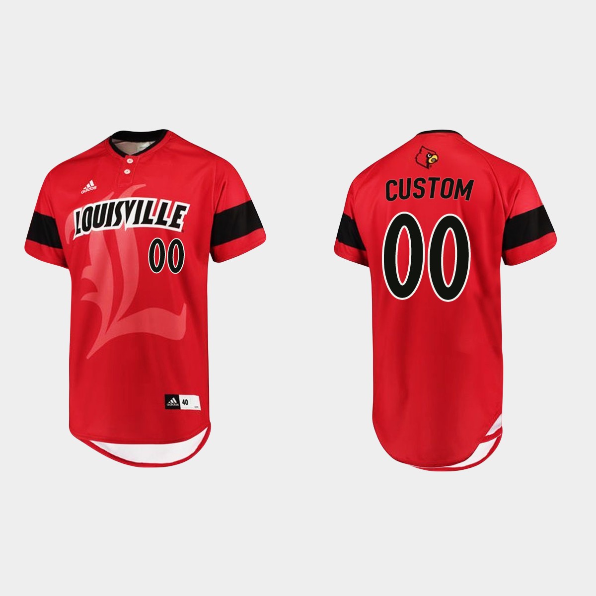 Custom Louisville Cardinals Jersey - Red