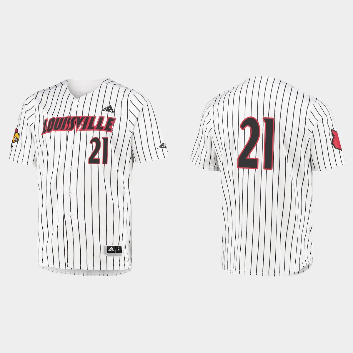 Custom Louisville Cardinals Jersey - White