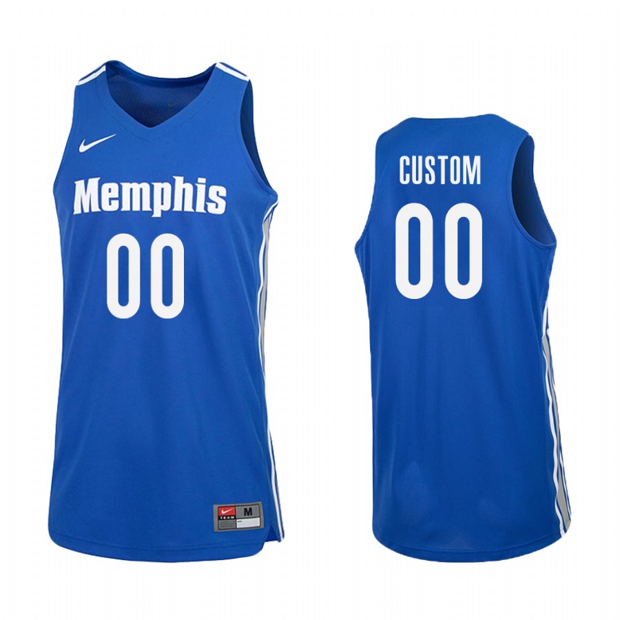 Custom Memphis Tigers Blue Jersey College