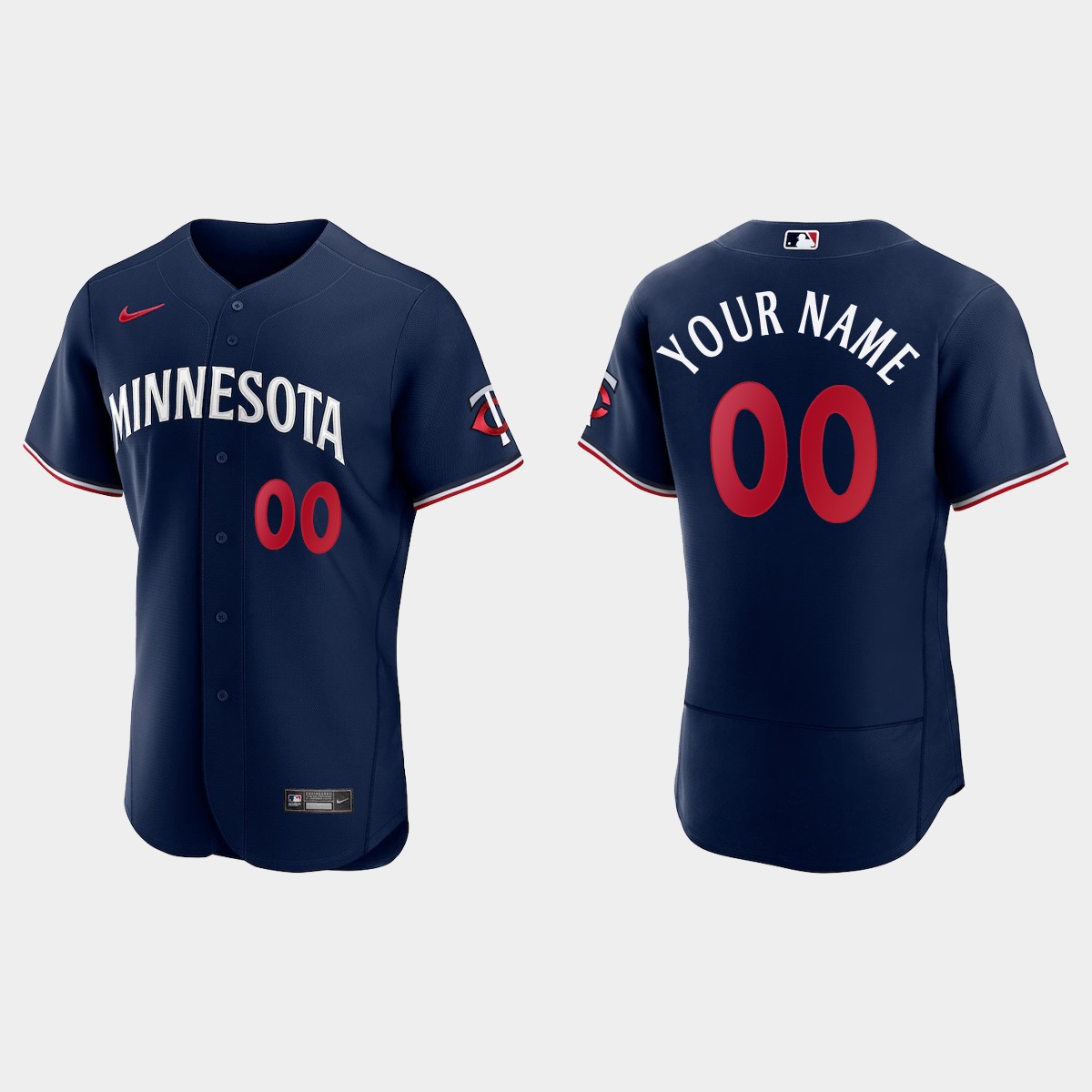 Custom Minnesota Twins 2023 Jersey - Navy