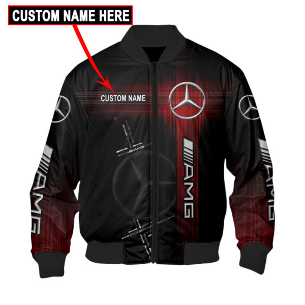 Custom Name Bomber Jacket Mercedes, Ram 3D Spring Autumn, Mens Casual Car Sports