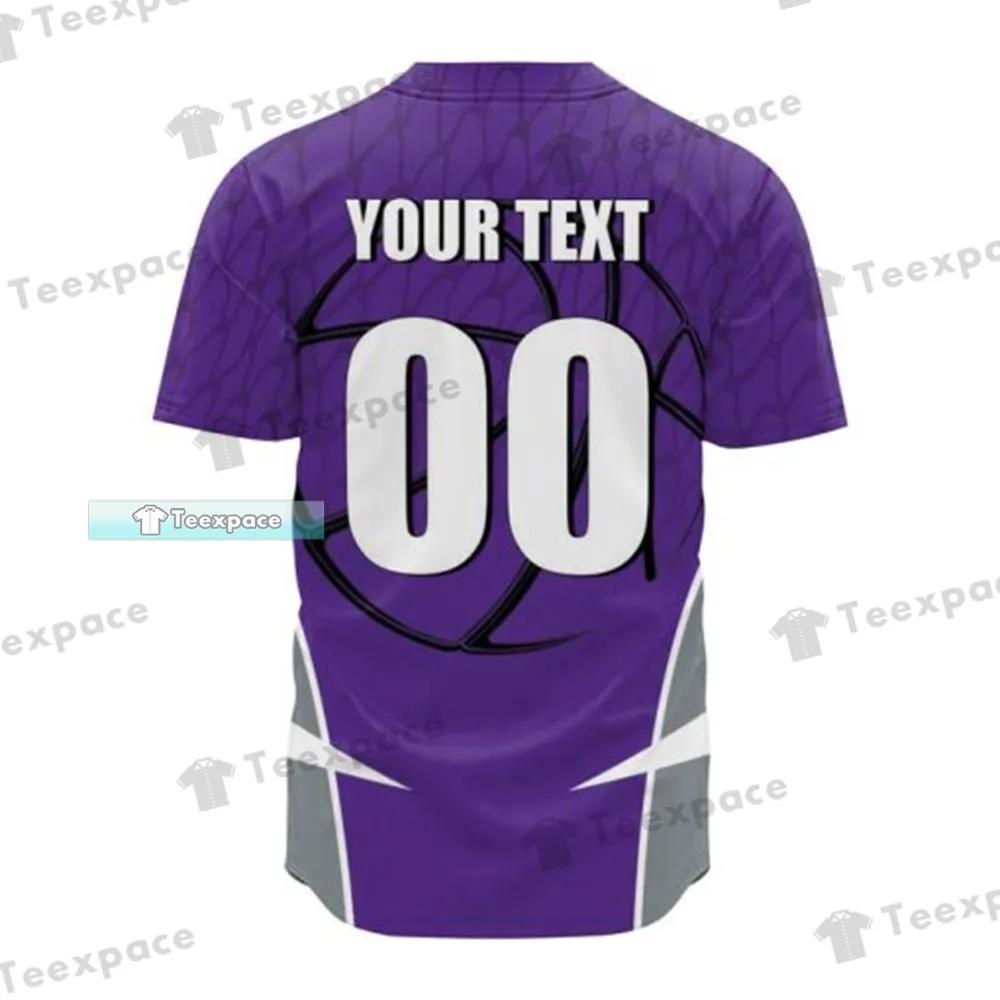 Custom Name Number Kansas State Wildcats Basket Pattern Baseball Jersey