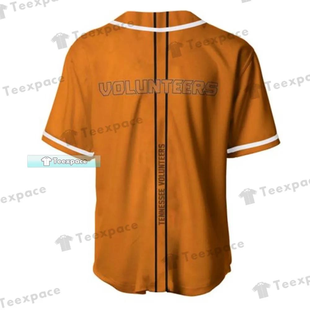Custom Name Tennessee Volunteers Three Stripes Baseball Jersey