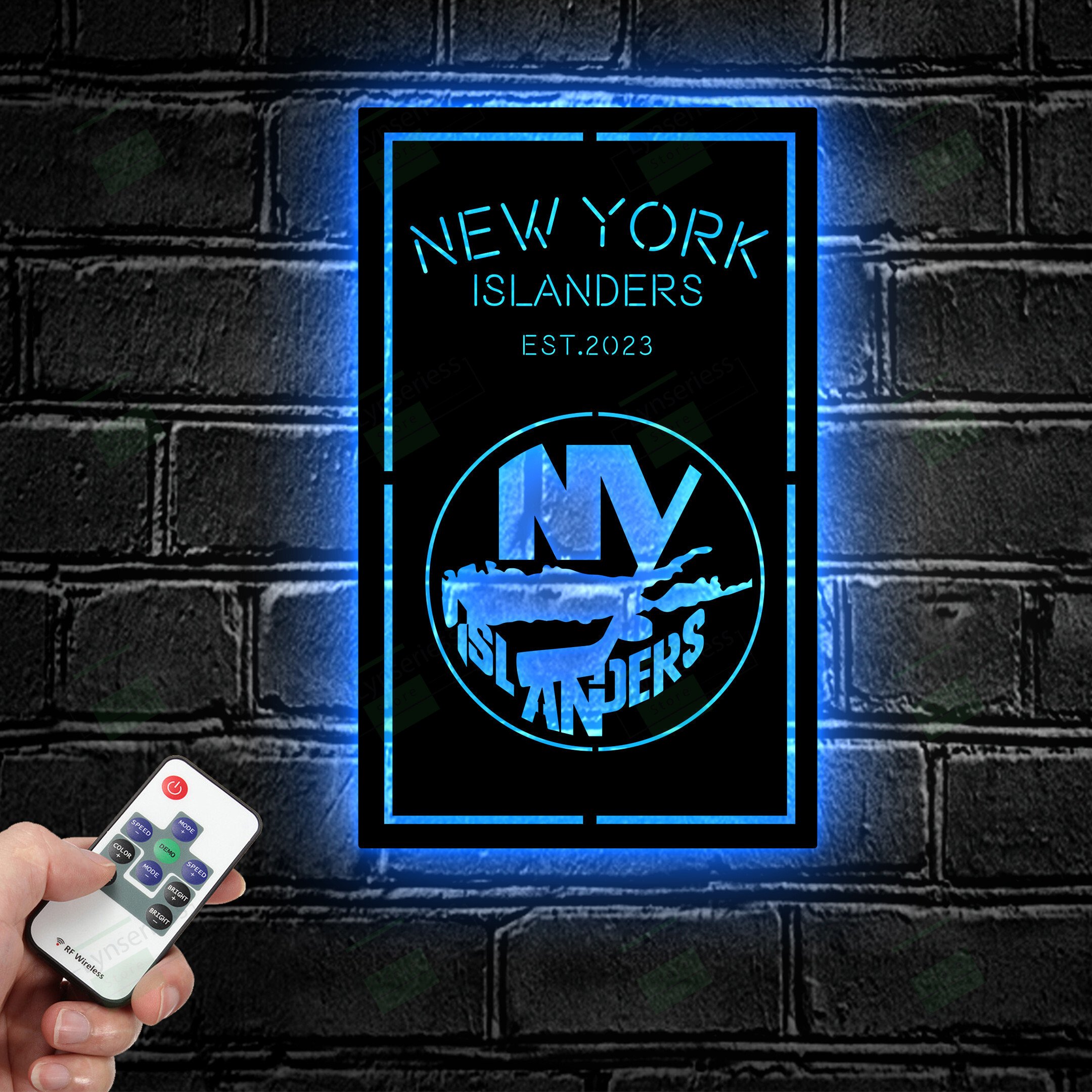 Custom New York Islanders Metal Sign – Led light sign