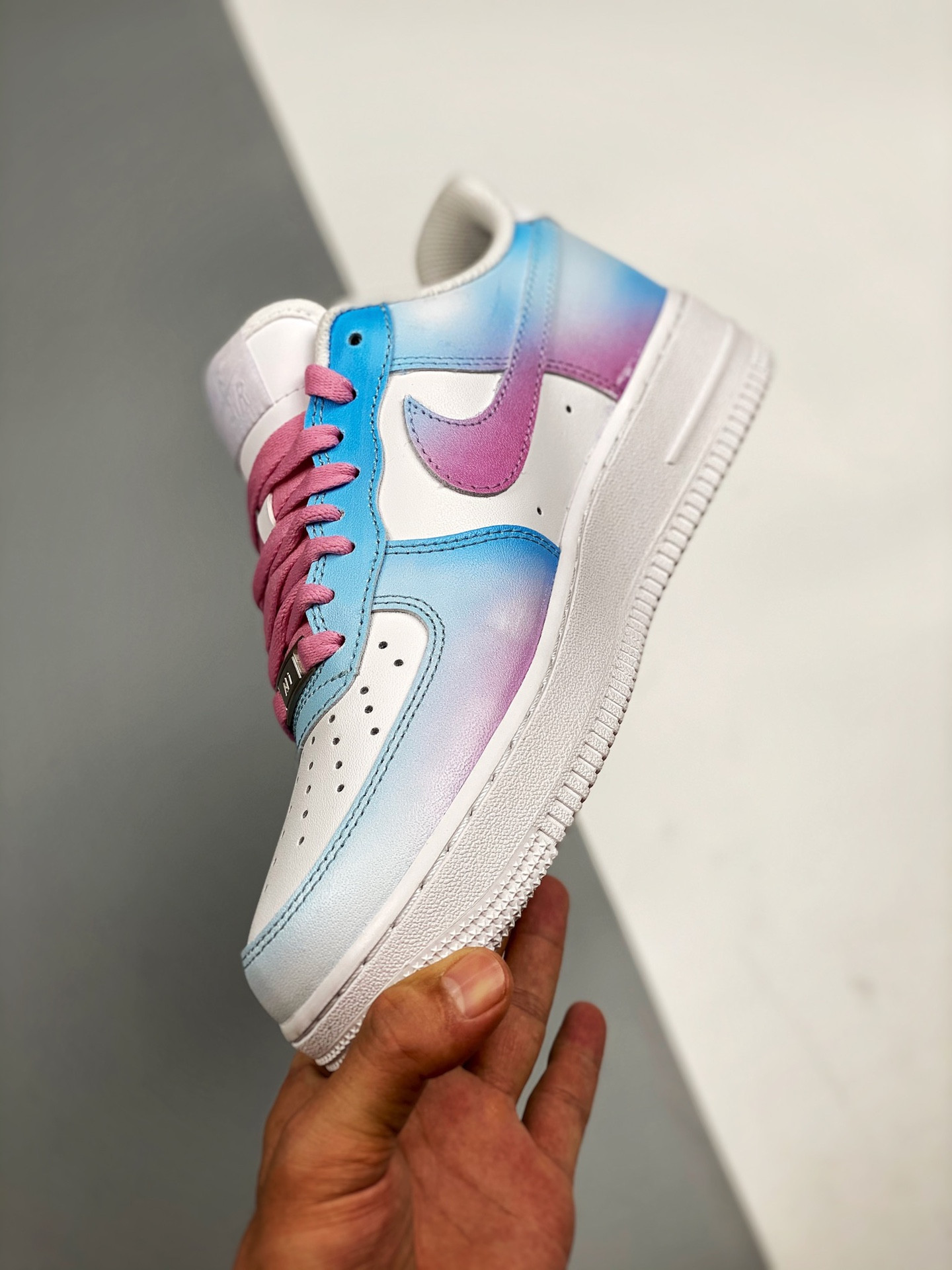 Custom Nike Air Force 1 Low ‘I Love You’ White/Multi For Sale